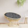 vidaXL Round Cushion Anthracite Ø 100 x11 cm Oxford Fabric