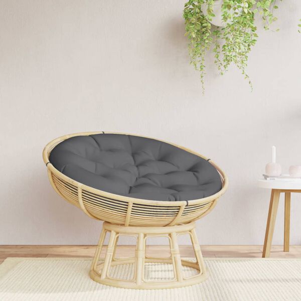 vidaXL Round Cushion Anthracite Ø 100 x11 cm Oxford Fabric