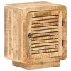 vidaXL Bedside Cabinet 40x30x50 cm Rough Mango Wood