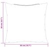 vidaXL Sofa Cushions 4 pcs Cream 50x50 cm Fabric