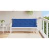 vidaXL Garden Bench Cushion Blue 150x(50+50)x7cm Oxford Fabric