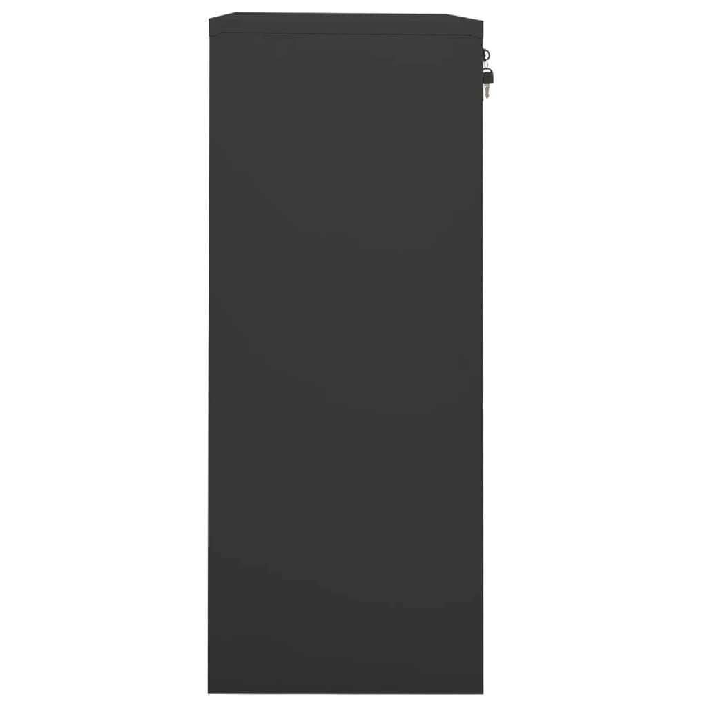vidaXL Office Cabinet Anthracite 90x40x102 cm Steel