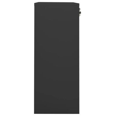 vidaXL Office Cabinet Anthracite 90x40x102 cm Steel