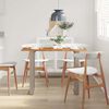 vidaXL Dining Table 110x50x76 cm Solid Wood Acacia