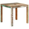 vidaXL Dining Table 82x80x76 cm Solid Reclaimed Wood