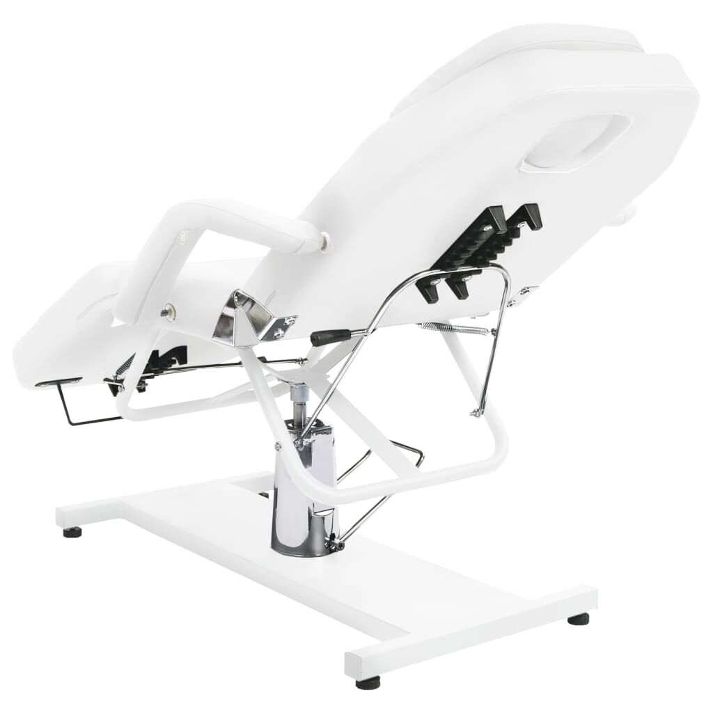 vidaXL Massage Table White 180x62x(87-112) cm
