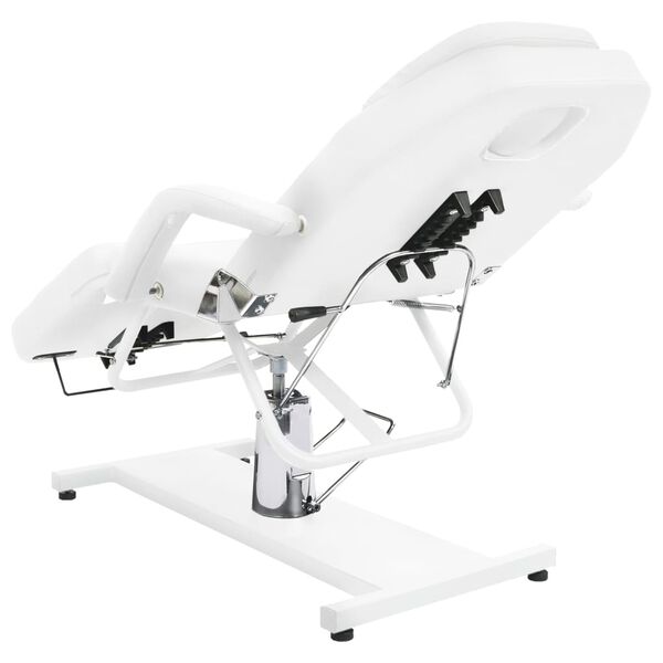 vidaXL Massage Table White 180x62x(87-112) cm