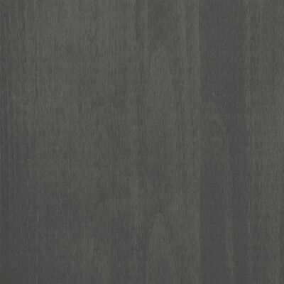 vidaXL Sideboard HAMAR Dark Grey 85x35x80 cm Solid Wood Pine