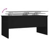 vidaXL Coffee Table Black 102x50.5x46.5 cm Engineered Wood