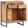 vidaXL Sideboard 60x35x72 cm Rough Mango Wood