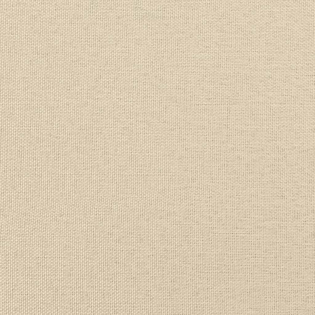 vidaXL Recliner Chair Cream Fabric
