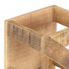 vidaXL Wine Rack for 5 Bottles Solid Mango Wood