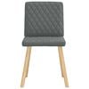 vidaXL Dining Chairs 6 pcs Dark Grey Fabric