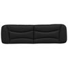 vidaXL Headboard Cushion "Hvar" Black 183 cm King Faux Leather