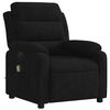 vidaXL Electric Massage Recliner Chair Black Velvet