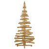 vidaXL Christmas Trees with Stand Brown 180 cm Solid pine wood
