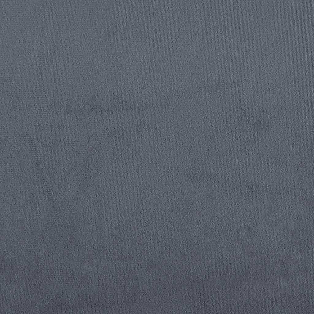 vidaXL Relaxing Chair Dark Grey Velvet
