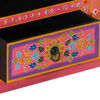vidaXL TV Cabinet Pink 110x30x40 cm Solid Wood Mango