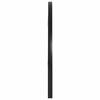 vidaXL Wall Mirror Black 60x30 cm Arch Iron