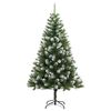 vidaXL Artificial Hinged Christmas Tree 300 LEDs & Ball Set 210 cm