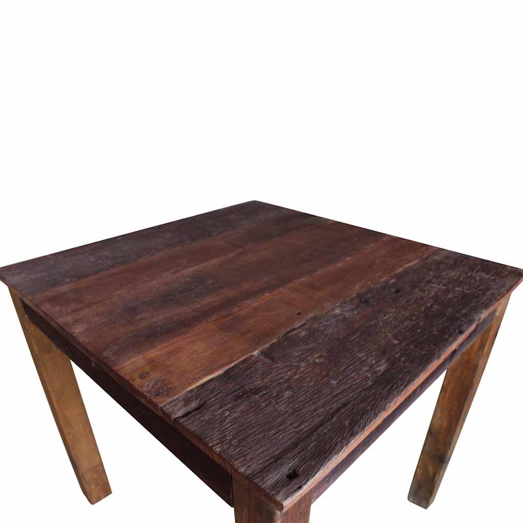 vidaXL Dining Table Mixed Recycled Wood 82x80x76 cm