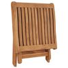 vidaXL Folding Footrest 46.5x49x41.5 cm Solid Teak Wood