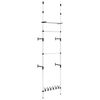 vidaXL Telescopic Wardrobe System with Rods and Shelf Aluminium