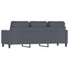vidaXL 3-Seater Sofa Dark Grey 180 cm Velvet