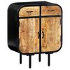 vidaXL Sideboard 60x30x75 cm Solid Mango Wood and Iron