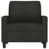 vidaXL Sofa Chair Black 60 cm Fabric