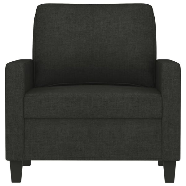 vidaXL Sofa Chair Black 60 cm Fabric