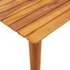 vidaXL Side Table Brown Solid Acacia Wood