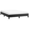 vidaXL Bed Frame without Mattress Black 137x187 cm Double Faux Leather