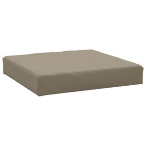 vidaXL Pallet Cushion Taupe 60x60x6 cm Oxford Fabric