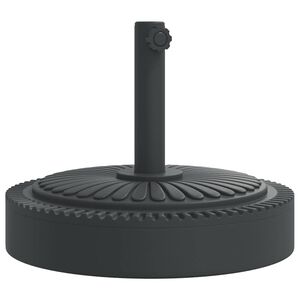 vidaXL Parasol Base for Ø38 / 48 mm Poles 25 kg Round