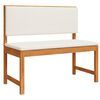vidaXL Garden Bench Set 5 pcs Brown Solid acacia wood