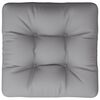 vidaXL Pallet Cushion Grey 60x60x12 cm Fabric