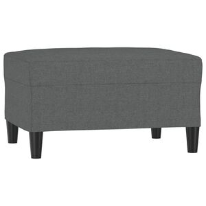 vidaXL Footstool Dark Grey 70x55x41 cm Fabric