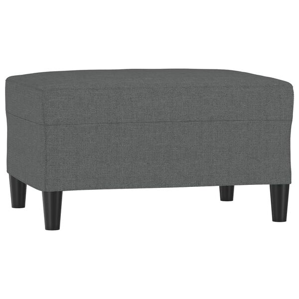 vidaXL Footstool Dark Grey 70x55x41 cm Fabric