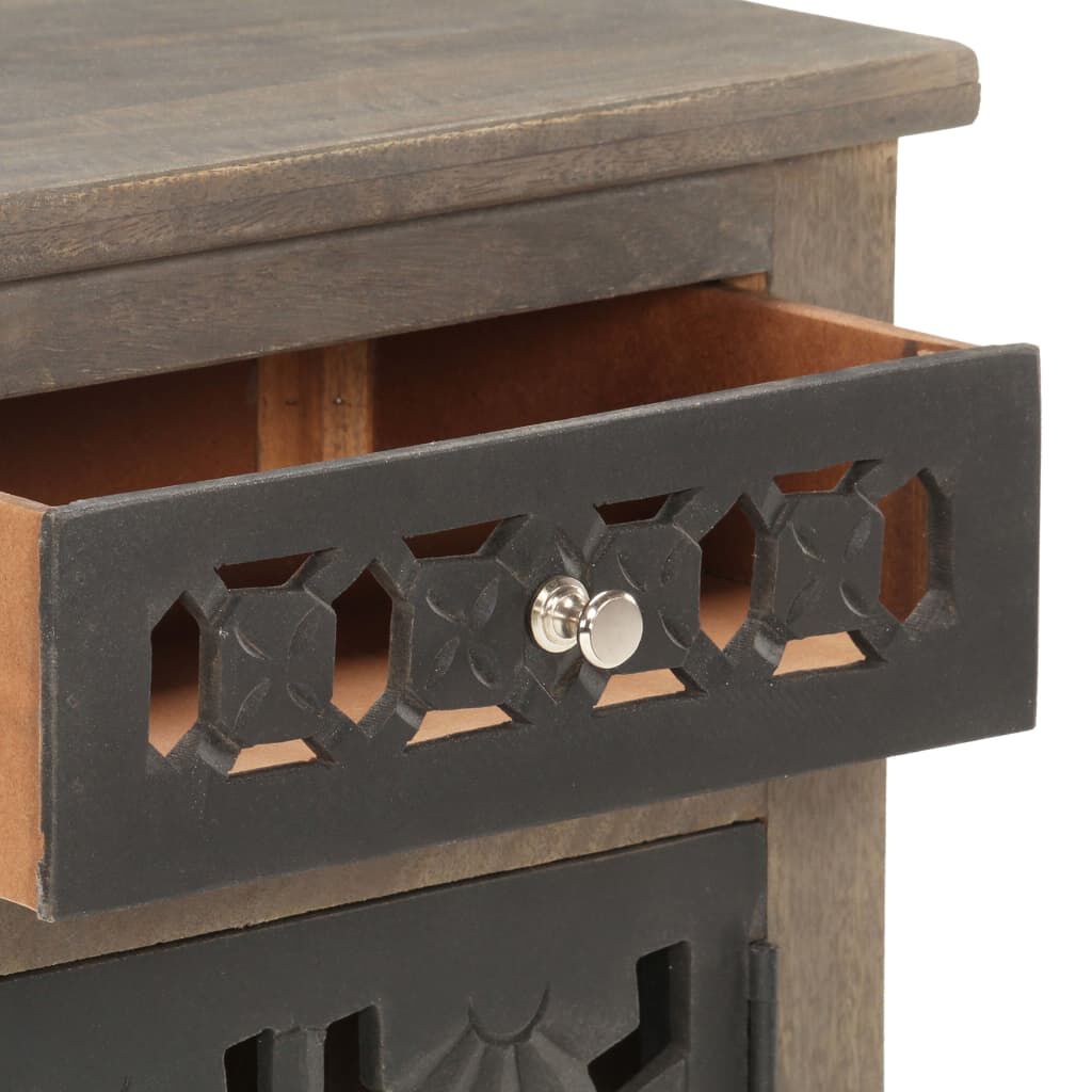 vidaXL Bedside Cabinet 40x30x50 cm Solid Mango Wood
