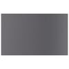 vidaXL Bookshelf Boards 8 pcs High Gloss Grey 80x50x1.5 cm Engineered Wood