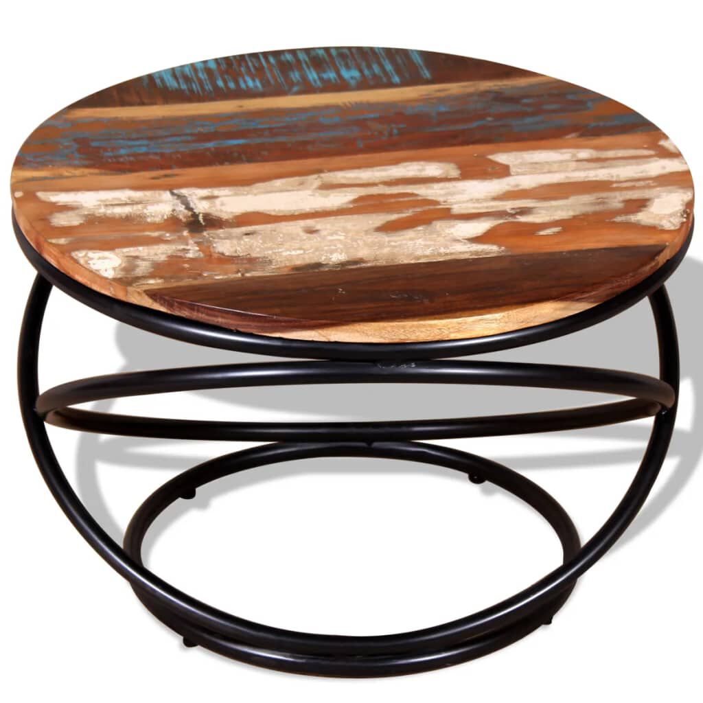 vidaXL Coffee Table Solid Reclaimed Wood 60x60x40 cm