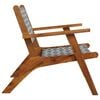 vidaXL Garden Chairs 2 pcs Solid Acacia Wood