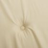 vidaXL Garden Chair Cushions 4 pcs Beige 50x50x4 cm Oxford Fabric