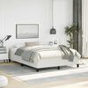 vidaXL Bed Frame without Mattress White 137x190 cm Full Faux Leather