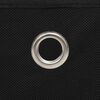 vidaXL Storage Boxes 10 pcs Non-woven Fabric 28x28x28 cm Black
