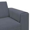 vidaXL Sofa Set Dark grey Velvet