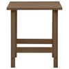 vidaXL Garden Adirondack Chair with Table Solid Fir Wood Brown