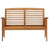 vidaXL Garden Bench 119 cm Solid Acacia Wood
