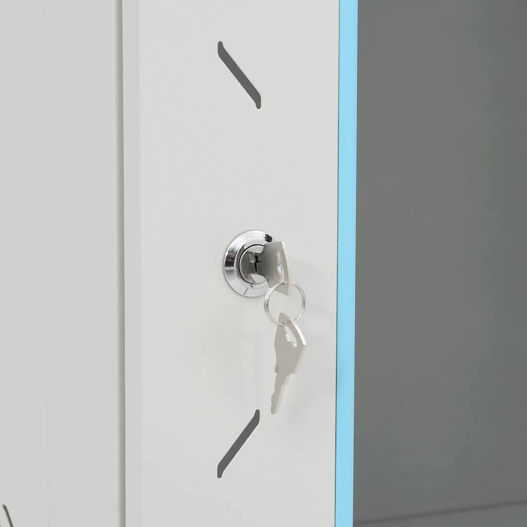vidaXL 15U Network Cabinet 19" IP20 Grey 60x45x86 cm